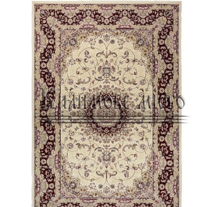 High-density carpet Royal Esfahan-1.5 2194B Cream-Red - высокое качество по лучшей цене в Украине.